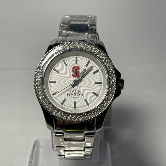 Stanford Cardinal NCAA Jack Mason Women\'s Rhinestone Stainless-Steel Watch NEW main image 4